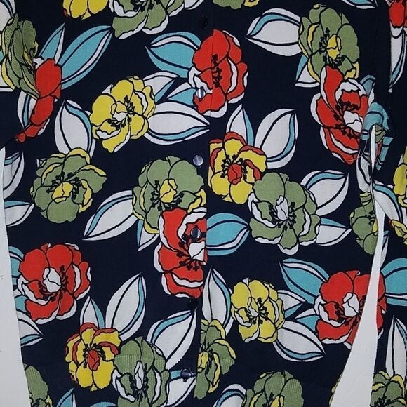 Crown & Ivy floral cardiganSz M NWOT - Picture 2 of 4